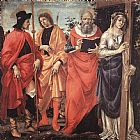 Filippino Lippi Four Saints Altarpiece painting